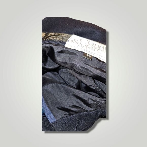 VTG Claudia & Marc Wool Trouser Pants 14 - Picture 10 of 10